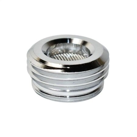 Thrifco Plumbing Faucet to Hose Adapter 55/64 Inch-27T x 3/4 Inch-11.5T Lead Fre 4400172